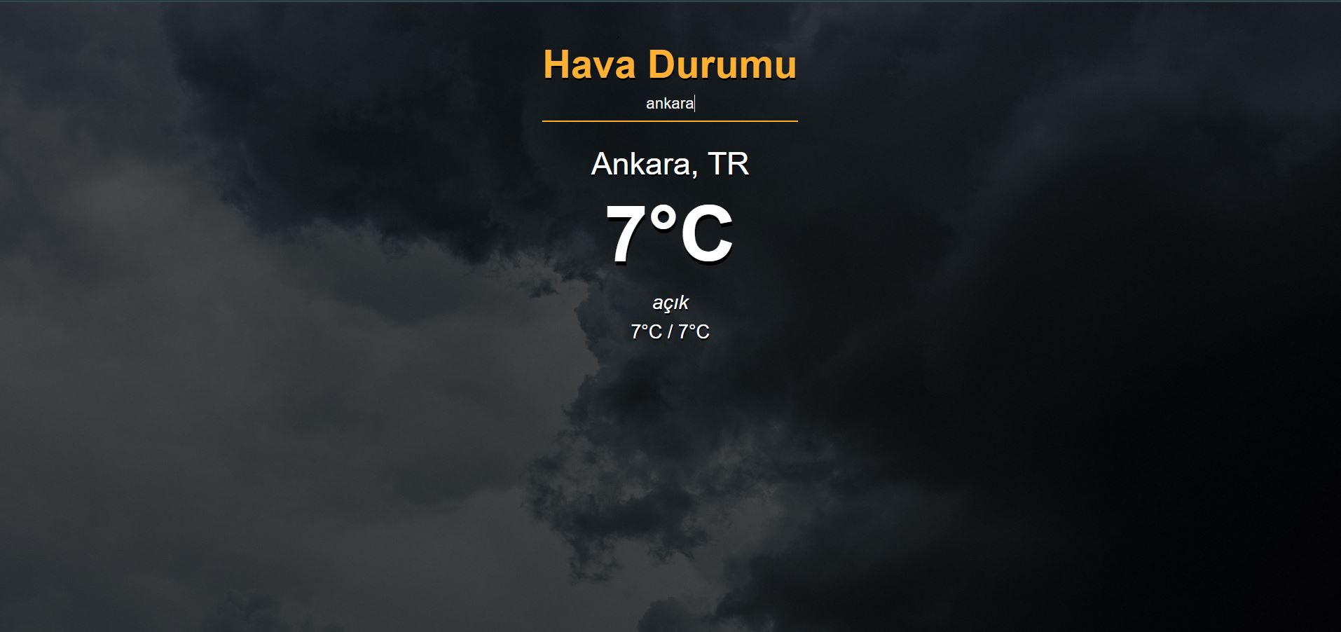 Hava Durumu