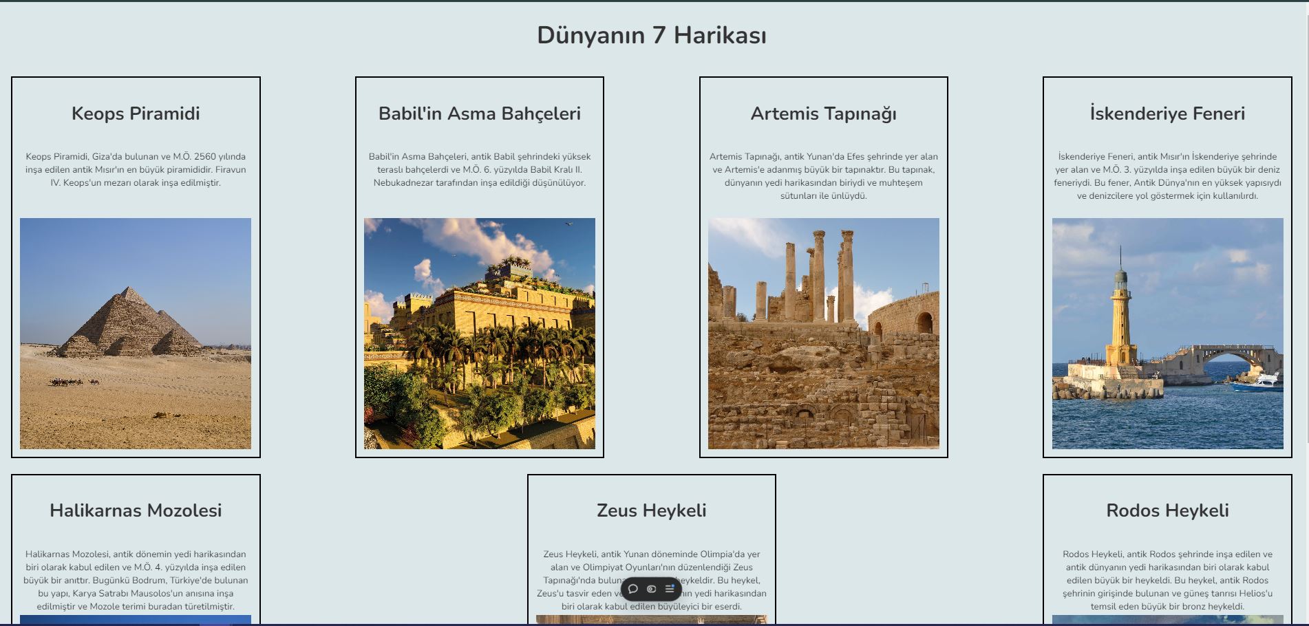 Dünyanın Yedi Harikası